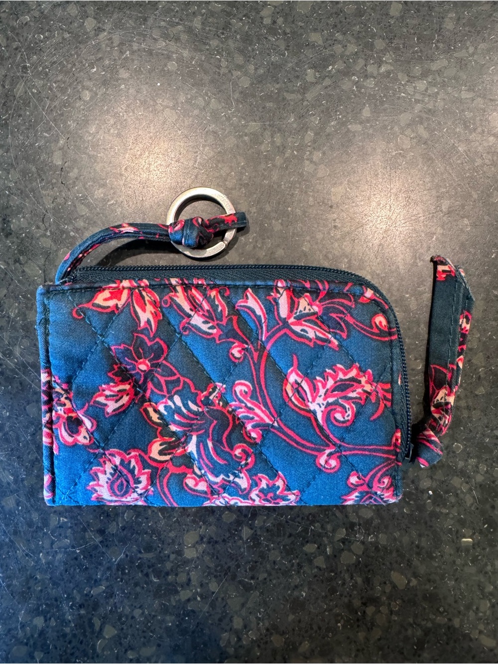 Vera Bradley Women's Premium Cotton Zip Card Pouch